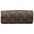 Louis Vuitton Brown Monogram Papillon Pochette Marrone - vista 3