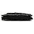 Chanel Black CC Lammleder Clutch mit Kette und Rüschen Schwarz - Ansicht 3