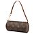 Louis Vuitton Brown Monogram Papillon Pochette Marrone - vista 2