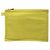 Pouch con zip Hermès Green Toile Bora Bora MM D'oro Verde