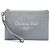 Pouch A5 Signature 1947 Dior in pelle di vitello grana grossa grigio Marrone