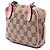 Borsa a tracolla Gucci in canvas GG beige - vista 2