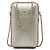 Chanel Gold CC gesteppter Handyhalter aus metallischem Lammleder mit Kette Golden