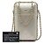 Chanel Gold CC gesteppter Handyhalter aus metallischem Lammleder mit Kette Golden - Ansicht 6