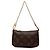 Louis Vuitton Brown Monogram Mini Pochette Accessoires Marrom