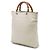 Borsa Tote Gucci White Tall Calfskin Bamboo Shopper Bianco - vista 2