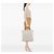 Borsa Tote Gucci White Tall Calfskin Bamboo Shopper Bianco - vista 6