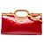 Louis Vuitton Red Monogram Vernis Roxbury Drive Rot