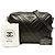 Chanel Black CC Chevron Lambskin Tassel Crossbody Nero - vista 6