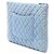 Clutch Chanel Blue Large Quilted Denim O Case Azul Azul claro - vista 2