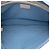 Clutch Chanel Blue Large Quilted Denim O Case Azul Azul claro - vista 4