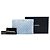 Clutch Chanel Blue Large Quilted Denim O Case Azul Azul claro - vista 7