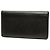 Cartera larga bifold Chanel de piel de becerro negra con botón CC Negro - vista 2