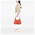 Gucci Aphrodite Crossbody aus Kalbsleder Orange Medium - Ansicht 6