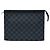 Louis Vuitton Black Damier Graphite Pochette Voyage MM Nero
