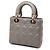 Autre Marque Dior Gray Small Lambskin Cannage My ABCDior Lady Dior Marrone - vista 2