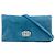 Borsa Satchel Miu Miu in camoscio blu con catena di cristalli - vista 2