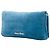Borsa Satchel Miu Miu in camoscio blu con catena di cristalli - vista 3