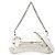 Borsa Gucci White Small Quilted Calfskin Horsebit Chain Satchel Bianco