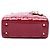 Autre Marque Dior Red Mini Patent Cannage Lady Dior Rosso Bordò - vista 3