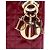 Autre Marque Dior Red Mini Patent Cannage Lady Dior Rosso Bordò - vista 5