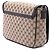 Bolso bandolera con solapa Gucci de lona GG beige - vista 2