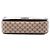 Bolso bandolera con solapa Gucci de lona GG beige - vista 3
