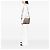 Bolso bandolera con solapa Gucci de lona GG beige - vista 6