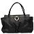Borsa Tote Gucci Abbey D Ring in pelle di vitello nera Nero