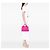 Tote Prada Small Canvas Canapa Logo Rosa - vista 6