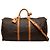 Louis Vuitton Brown Monogram Keepall Bandouliere 60 Marrone
