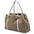 Borsa Tote Gucci Beige Large GG Canvas Twins - vista 2
