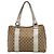 Gucci Beige Medium GG Canvas Bamboo Libeccio Tote