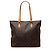 Louis Vuitton Brown Monogram Cabas Mezzo Marrone