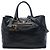Borsa Satchel Prada in vitello morbido nero