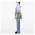 Bamboo Bolsa Satchel Daily Gucci em couro de bezerro cinza Large com bambu Marrom - vista 6