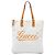 Borsa Tote Gucci White GG Supreme Heritage Logo Bianco