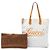 Borsa Tote Gucci White GG Supreme Heritage Logo Bianco - vista 7