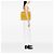 Louis Vuitton Yellow Monogram Vernis Catalina East West Giallo - vista 6