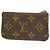 Louis Vuitton Brown Monogram Pochette Cles - vista 2