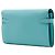 Hermès Blue Epsom Kelly Longue Wallet Turquoise - view 2