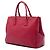Prada Borsa Tote Galleria Double Zip Large in Saffiano Rossa Rosso - vista 2