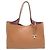 Borsa Tote Tod's T-Timeless da donna Marrone