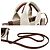 Borsa Tote Chloé Woody Mini Marrone Beige - vista 5