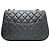 Borsa a tracolla con catena Chanel in pelle d'agnello nera Nero - vista 2