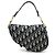 Christian Dior Mini Saddle Tasche Marineblau - Ansicht 2
