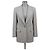 Blazer Max Mara em Tweed Cinza Branco