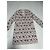 Abrigo Claudie Pierlot Estampado Floral Blanco Azul - vista 2