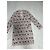 Abrigo Claudie Pierlot Estampado Floral Blanco Azul - vista 3