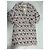 Abrigo Claudie Pierlot Estampado Floral Blanco Azul - vista 4